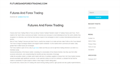 Desktop Screenshot of futuresandforextrading.com